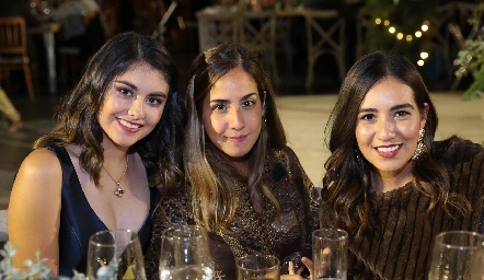  Valentina Gerardo, Ana Leal y Tamara Aceves.