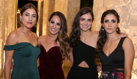  Sofía Villaseñor, Gloria Leal, Alejandra Maurer y Marcela Solórzano.
