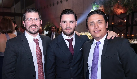  Toño Musa, Luis Antonio Mahbub y Juan Carlos Díaz de León.
