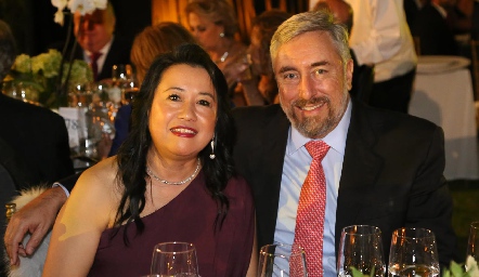  Diana Iwadare y Luis Miguel Barral.