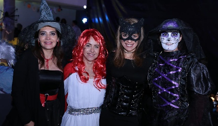  Nubia Arteaga, Pilar Álvarez, Marisol Ávila y Claudia Cazarín.