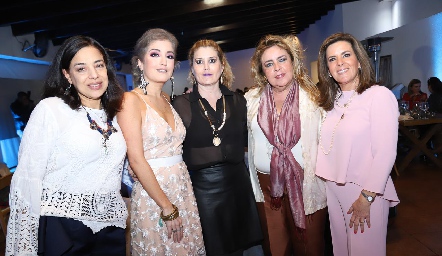  Laura Fonseca, Silvana Zendejas, Silvia Foyo, Luz Elena Solana y Martha Elena Muñiz.