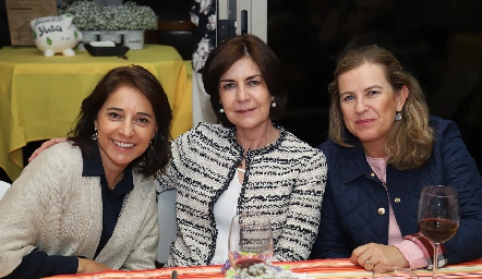  Rebeca Córdova, Coco Mendizábal y Marlú Mendizábal.
