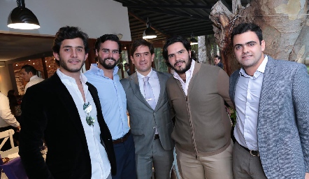  Julián Abud, Rodrigo Labastida, Fernando Abud, Anuar Zarur y Juan Pablo Abud.