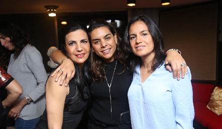 Mely Mahbub, Maribel Torres y Andrea de la Torre.