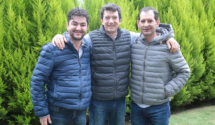  Fernando Vivanco, Héctor Salas y Luis Felipe Gómez.