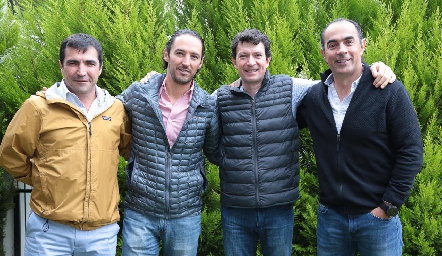  Héctor de la Rosa, Julián Ramírez, Héctor Salas y Fernando López.