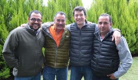  Capu Moreno, Eduardo Ramírez, Héctor Salas y Arturo Ramírez.