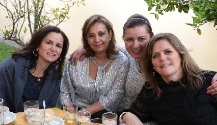  Claudia Ávila, Laura Pellicer, Hilda Rodríguez y Martha Malo.