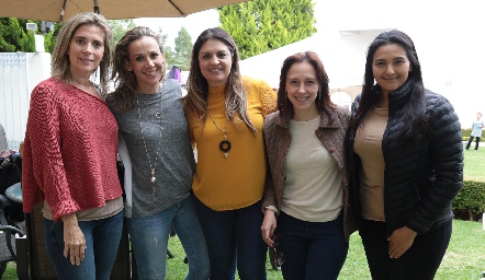  Jessica Villarreal, Maricarmen Ayala, Claudia Suárez, Sandra y Lupita.