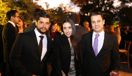  Héctor Zertuche, Alejandra Briseño y Miguel Caballero.