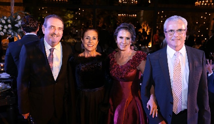  Guillermo Borbolla, Chilín Corripio, Carmen Andrés y Claudio Meade.