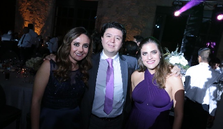  Ana Gaby Díaz Infante, Bolillo Zollino y Danitza Lozano.