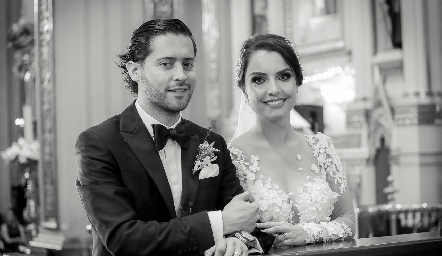  Abraham Salgado y Gaby Díaz Infante ya son esposos.