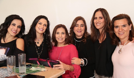  Anilú Enríquez, Daniela Gutiérrez, 
Carmen Limón, Deyanira Cázares, Adriana Pedroza y Lourdes Ortega.