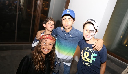  Alexa Heinze, Diego Payán, Juan Ma y Lalo Nieto.
