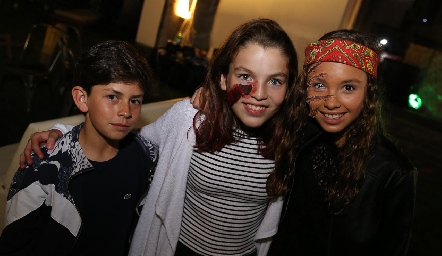  Diego Payán, Andrea Limón y Alexa Heinze.