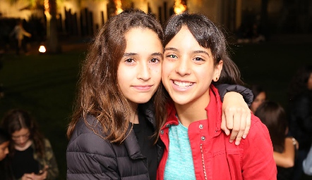  Sofía Garza y Luciana Pillado.
