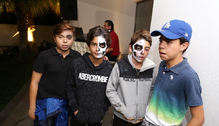  Massimo, Manu, Juan y Juanma.