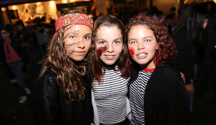  Alexa Heinze, Andrea Limón y Ana Isabel.