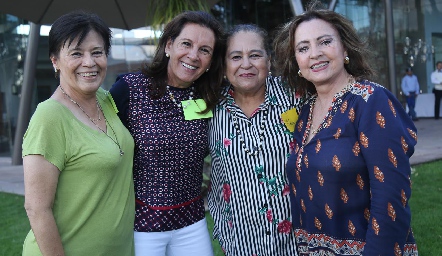  Paty Guerra, Ceci Mancilla, Licha Enríquez y Marilú González.