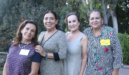  Ceci Mancilla, Marcela Nava, Maricarmen López y Licha Enríquez.
