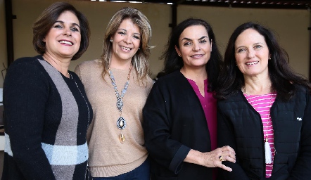  Ana Laura Villarreal, Cecilia Macías, Adriana Díaz Infante y Alejandra Gutiérrez.