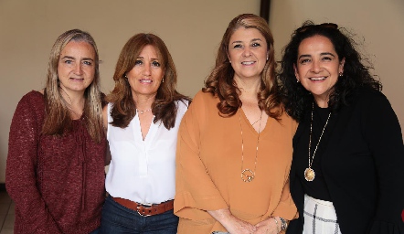  María Elena Ramírez, Araceli Foyo, Laura Narváez e Isela Pérez.