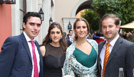  Xavier Azcárate, Paty Gómez, Lucia Martín Alba y Pablo Torres.