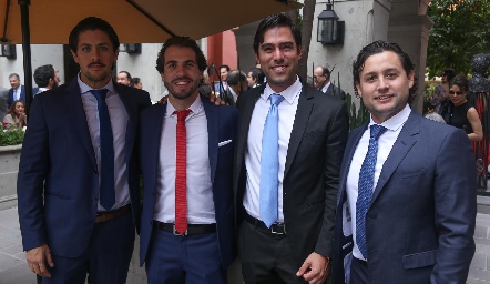  Roberto Fernández, Armando Díaz, Roberto y Fernando González.