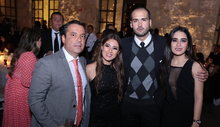  David Lozano, Ale Puente, José Iga y Mariana Rodríguez.