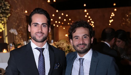  José Contreras y Efraín Barrera.