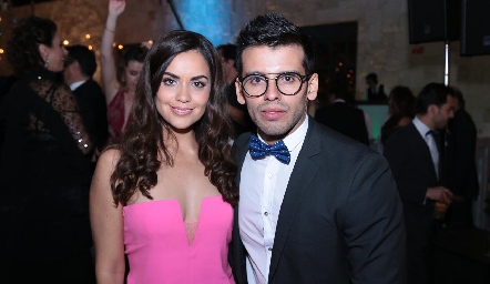  María José Conde e Isaac Somohano.
