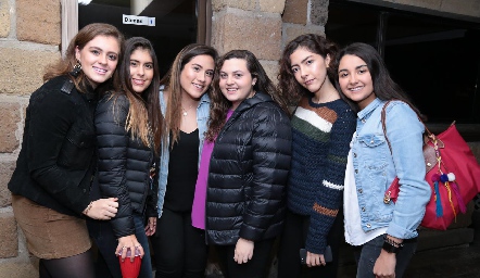 Ximena Pacheco, Pau Macías, Andrea Nava, Tere Musa, Úrsula González y Fer Novoa.