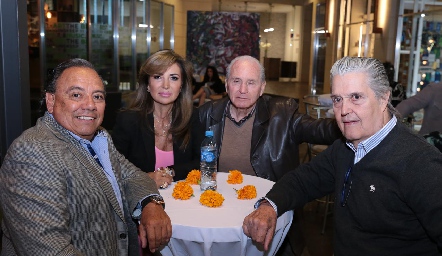 Celio Ramírez, Cristina Mexicano, Javier Castro de la Maza y Eduardo Lebrija.