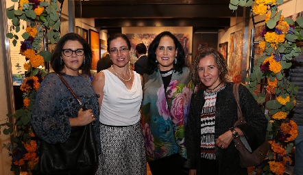  Paty Valadés, Rebeca Sandoval, Alejandra Treviño y Sandra Hernández.