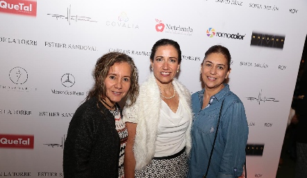  Sandra Hernández, Rebeca Sandoval y Vero García.