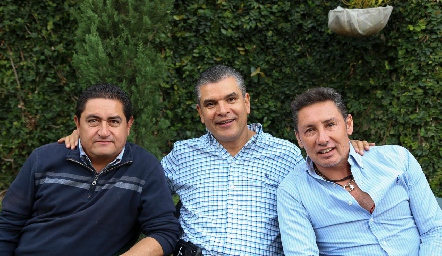  Mario del Valle, Javier Tobías y Víctor Santos.