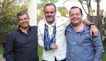  Luis Arturo Estrada, Gunnar Mebius y Ramón Meade.
