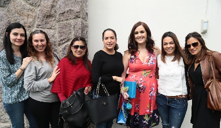  Verónica Cruz, Daniela Salazar, Marcela Ayala, Jessica Juárez, Gabriela Hernández, Daniela Llera y Valeria Ibarra.