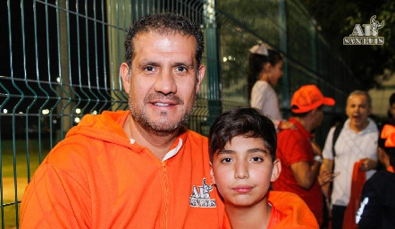 Padre e hijo.