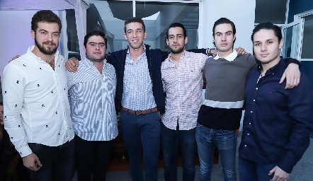  Gonzalo Eggleton, Antonio Esper, Johan Werge, David García, Miguel Andrés y Agustín Castillo.