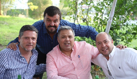  Guillermo Humara, Toro Gómez, Gabriel Saucedo y Alejandro Gaviño.