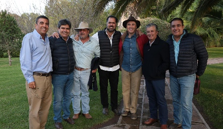  Gerardo Galván, Paco Leos, Che Hernández, Chema de la Vega, Alejandro Navarro, Jorge Gómez y Oscar Villarreal.