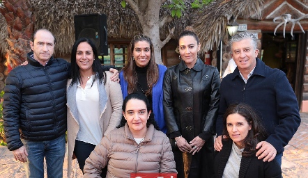  Javier Palau, Marcela de la Maza, Silvy de la Vega, Isabel Garfias, Jorge Gómez, Ceci Hernández y Claudia Martínez.