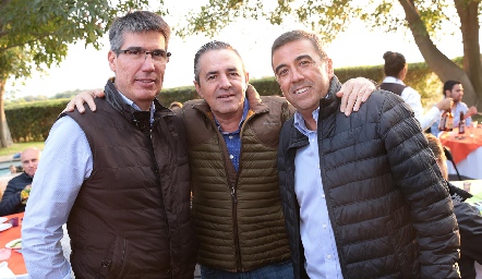  Mauricio Alcalde, Gerardo Valle y Gerardo Galván.