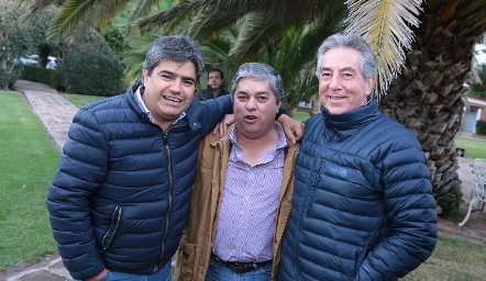  Paco Leos, Gerardo Córdova y Gabriel Sanders.