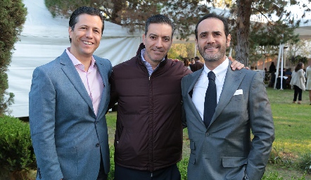  José Miguel Guerra, Marcelo Galán y Javier Díaz de León.