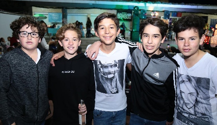  Jorge, Urbano, Marco, César y Juan Pablo.