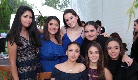  Ana Pau Lafuente, Fer Reyes, Meli Elizondo, Martita Payán, Marijó Duque, Alexia Revuelta y Ana Pau Sánchez.